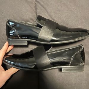 Aldo synthetic patent men’s loafer